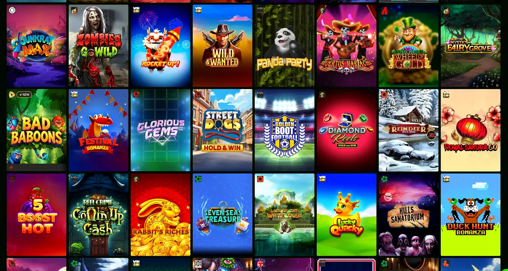 Spinbara Casino Spielübersicht