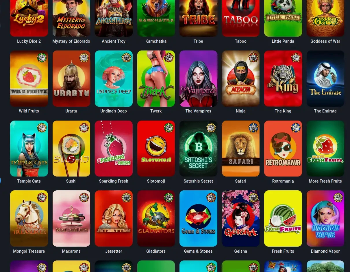 Spinbara Casino Bonusangebote Übersicht